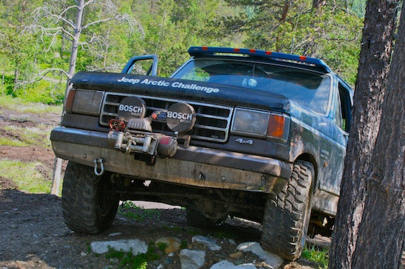 Bronco at Jeep Arctic Challenge